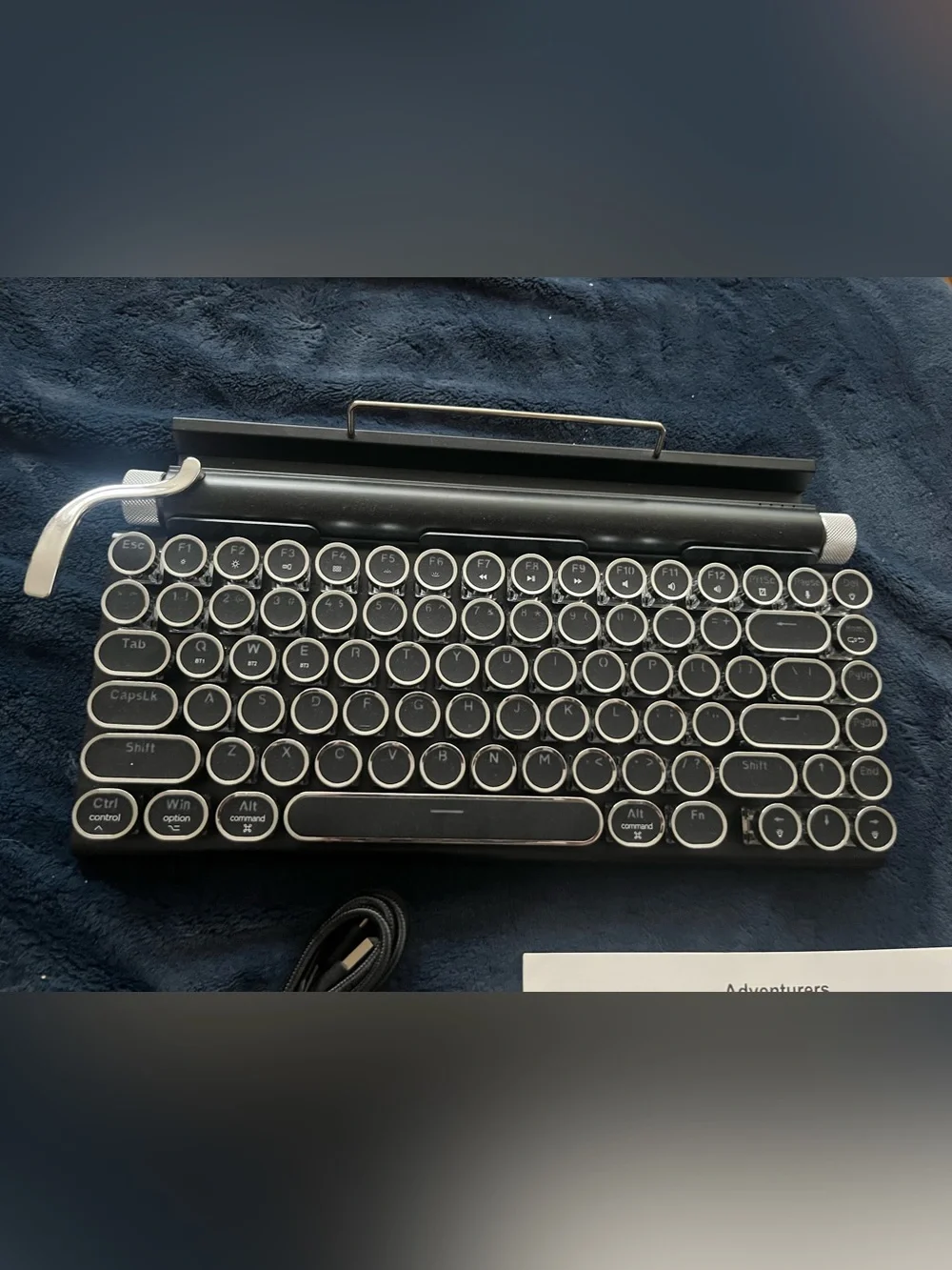 Vintage adventurers typewriter